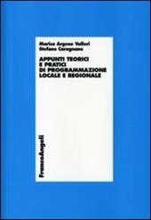 Appunti teorici e pratici di programmazione locale e regionale