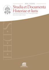 Studia et documenta historiae et iuris (2020). Vol. 86
