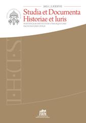 Studia et documenta historiae et iuris (2021). Vol. 87