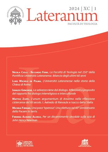 Lateranum (2024). Vol. 1  - Libro Lateran University Press 2025, Lateranum. Nuova serie monographica | Libraccio.it