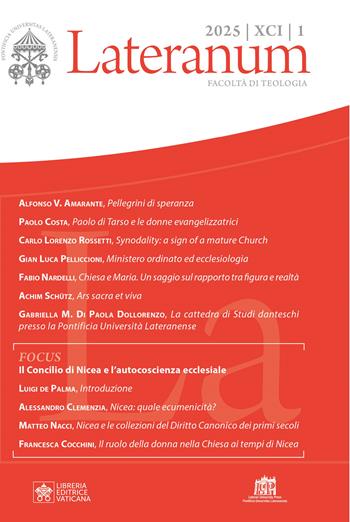 Lateranum (2025). Vol. 1  - Libro Lateran University Press 2026, Lateranum. Nuova serie monographica | Libraccio.it