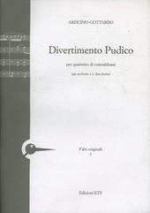 Divertimento pudico. Per quartetto di contrabbassi (già attribuito a L. Boccherini)