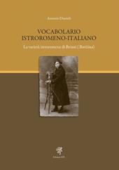 Vocabolario istroromeno-italiano. La varietà istroromena di briani