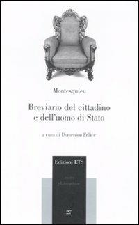 Breviario del cittadino e dell'uomo di Stato - Charles L. de Montesquieu - Libro Edizioni ETS 2010, Parva Philosophica | Libraccio.it