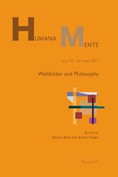 HumanaMente (2011). Vol. 18: Weltbilder and philospphy