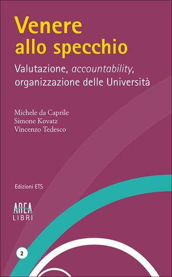 Venere allo specchio. Valutazione, accountability, organizzazione delle università  - Libro Edizioni ETS 2013, Area libri | Libraccio.it