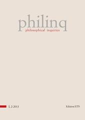 Philinq. Philosophical inquiries (2013). Vol. 2