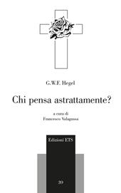 Chi pensa astrattamente? Testo tedesco a fronte