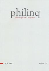 Philinq. Philosophical inquiries (2016). Vol. 1