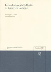 Le traduzioni da Sallustio di Ludovico Carbone