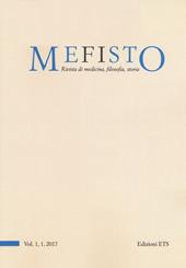 Mefisto. Rivista di medicina, filosofia, storia (2017). Vol. 1