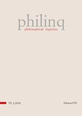 Philinq. Philosophical inquiries (2018). Vol. 2