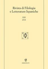 Rivista di filologia e letterature ispaniche (2018). Vol. 21
