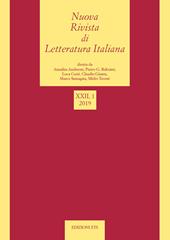 Nuova rivista di letteratura italiana (2019). Vol. 1