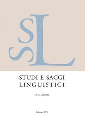 Studi e saggi linguistici (2020). Vol. 2