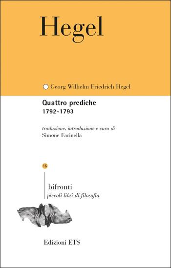 Quattro prediche 1792-1793  - Libro Edizioni ETS 2022, Bifronti | Libraccio.it