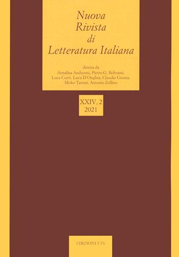 Nuova rivista di letteratura italiana (2021). Vol. 2  - Libro Edizioni ETS 2022 | Libraccio.it