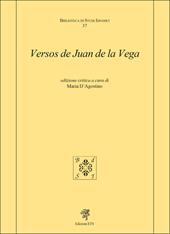 Versos de Juan de la Vega. Ediz. critica