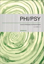 Phi-psy. Rivista di filosofia e psicoanalisi (2022). Vol. 2