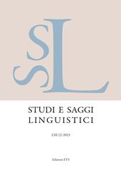 Studi e saggi linguistici (2023). Vol. 2