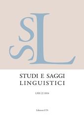 Studi e saggi linguistici (2024). Vol. 2