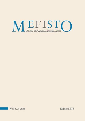 Mefisto. Rivista di medicina, filosofia, storia (2024). Vol. 8/2  - Libro Edizioni ETS 2025, Mefisto | Libraccio.it