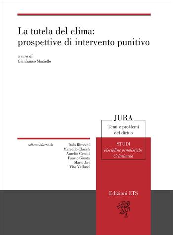 La tutela del clima: prospettive di intervento punitivo  - Libro Edizioni ETS 2026, Jura. Temi e problemi del diritto | Libraccio.it