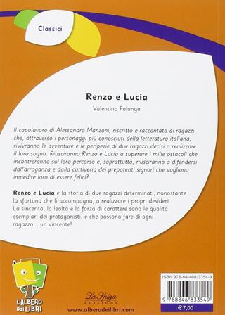 Renzo e Lucia - Valentina Falanga - Libro La Spiga Edizioni 2019, L' albero dei libri | Libraccio.it