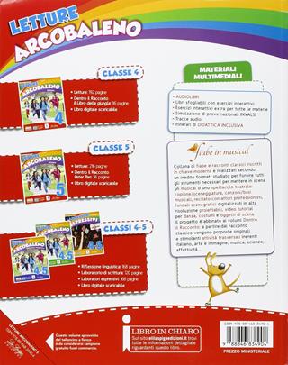 Letture arcobaleno. Per la 5ª classe elementare. Con e-book. Con espansione online. Vol. 2 - Ines Pianca, Gisella Gaudenzi, Manuela Monari - Libro La Spiga Edizioni 2016 | Libraccio.it