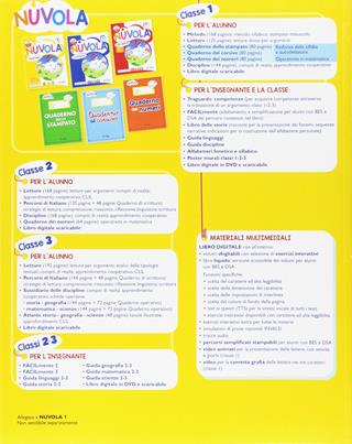 Nuvola. Con e-book. Con espansione online. Vol. 1 - Elena Costa, Lilli Doniselli, Alba Taino - Libro La Spiga Edizioni 2017 | Libraccio.it