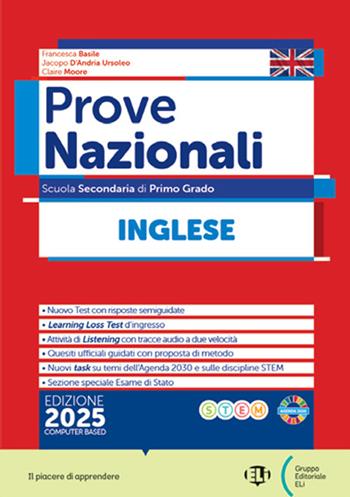 Prova Nazionali Invalsi inglese 2025. - Francesco Basile, Jacopo D'Andria Ursoleo, Claire Moore - Libro La Spiga Edizioni 2025 | Libraccio.it