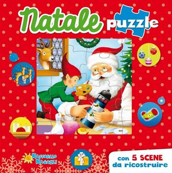 Natale puzzle. Ediz. illustrata  - Libro Raffaello 2015, Il mulino a vento. Serie rossa | Libraccio.it