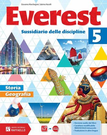 Everest antropologica. Per la Scuola elementare. Vol. 5 - Giovanna Marchegiani, Sabrina Nocelli - Libro Raffaello 2016 | Libraccio.it
