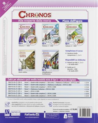 Chronos. Per la Scuola media. Con 2 libri: Competenze-Cittadinanza. Con DVD-ROM. Vol. 1 - Biagio Goldstein Bolocan - Libro Raffaello 2019 | Libraccio.it