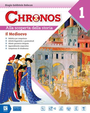 Chronos. Per la Scuola media. Con Libro: Cittadinanza e costituzione. Con DVD-ROM. Vol. 1 - Biagio Goldstein Bolocan - Libro Raffaello 2019 | Libraccio.it