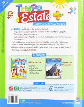 Tempo d'estate. Per la 4ª classe elementare  - Libro Raffaello 2019 | Libraccio.it