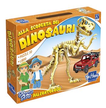 Alla scoperta dei dinosauri. Da grande sarò. Ediz. a colori. Con puzzle 3D  - Libro Be Happy 2023 | Libraccio.it