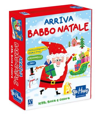 Arriva Babbo Natale. Ediz. a colori. Con Prodotti vari - Patrizia Ceccarelli - Libro Be Happy 2021, Il Natale Raffaello | Libraccio.it