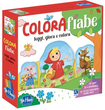 Colorafiabe. Ediz. a colori. Con Prodotti vari - Marta Bartolucci - Libro Be Happy 2022 | Libraccio.it