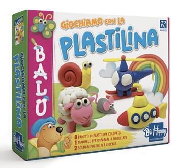Balù giochiamo con la plastilina. Balù piccolo artista. Con 8 panetti da 500 gr di plastilina. Con puzzle scenario double-face - Roberta Pugnaloni, Lisena Sabolo - Libro Be Happy 2024 | Libraccio.it
