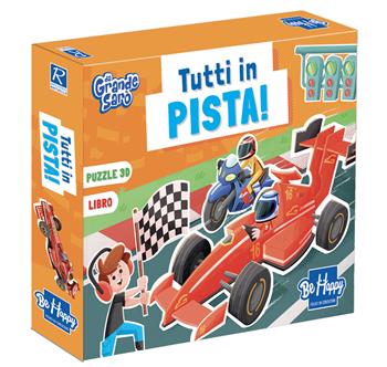 Tutti in pista. Da grande sarò. Con puzzle - Gabriella Santini - Libro Be Happy 2024 | Libraccio.it