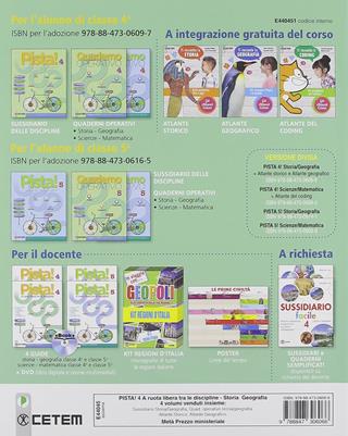 Pista! A ruota libera tra le discipline. Storia e geografia. Per la 4ª classe elementare. Con ebook. Con espansione online  - Libro CETEM 2018 | Libraccio.it