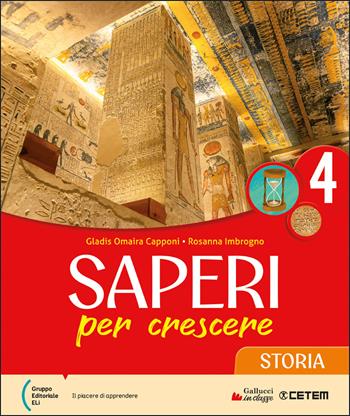 Saperi per crescere sto-geo. Per la 4ª classe della Scuola elementare. Vol. 1  - Libro CETEM 2026 | Libraccio.it