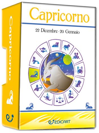 Capricorno  - Libro Edicart 2022, Piccoli libri del Cuore | Libraccio.it
