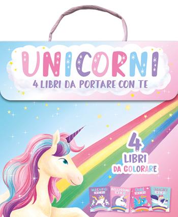 Unicorni. 4 libri da portare con te. Ediz. illustrata  - Libro EL 2025, Libri attivi | Libraccio.it