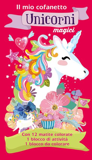 Il mio cofanetto. Unicorni magici. Con 12 matite colorate  - Libro EL 2025, Libri attivi | Libraccio.it