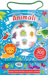 La scintillante scatola dei giochi degli animali. Ediz. a colori. Con Adesivi