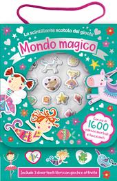 Mondo magico. La scintillante scatola dei giochi. Ediz. a colori. Con Adesivi