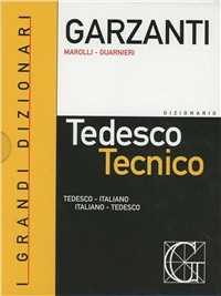 Image of Dizionario di tedesco tecnico. Tedesco-italiano, italiano-tedesco...