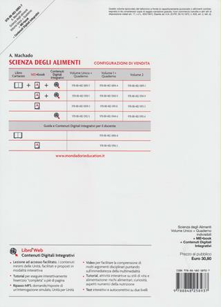 Scienza degli alimenti. Vol. unico. Con e-book. Con espansione online - A. Machado - Libro Poseidonia Scuola 2014 | Libraccio.it